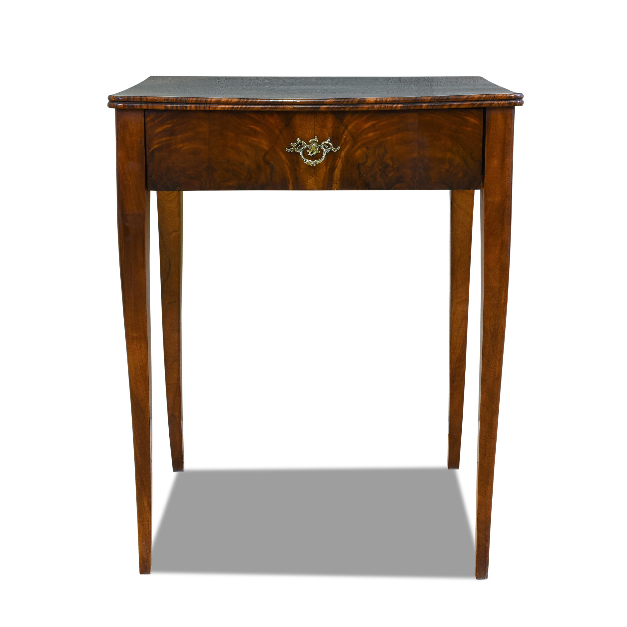 Biedermeier Tisch, Nussbaum, um 1850