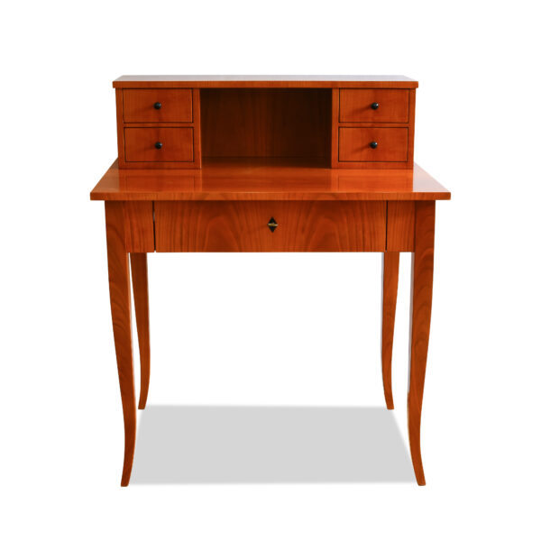 ANTIK SHOP Biedermeier Stil Schreibtisch Biedermeier Stil, um 1900 Kirschbaum bzw. Nußbaum, mattiert