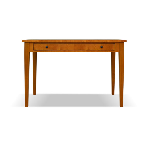 ANTIK SHOP Biedermeier Tisch Biedermeier Stil, um 1900 Kirschbaum bzw. Nussbaum, mattiert B: 100 cm T: 60 cm H: 80 cm Traditionell gefertigter Tisch aus Kirschbaum oder Nußbaum.