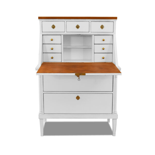 ANTIK SHOP Sekretär, Louis Seize Stil, um 1900, Eiche, Shabby Chic