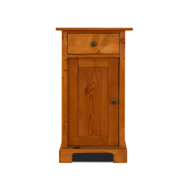 ANTIK SHOP Nachtschrank, Jugenstil, Kiefer, Biologisch gewachst
