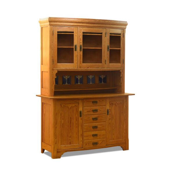 ANTIK SHOP Buffet, Kiefer, Art Deco, biologisch gewachst