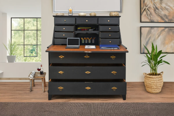 Sekretär Biedermeier Eiche Shabby Chic | 2132_5