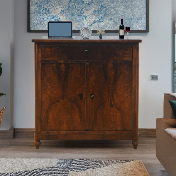 Anrichte Biedermeier Nussbaum mattiert | 4398_1