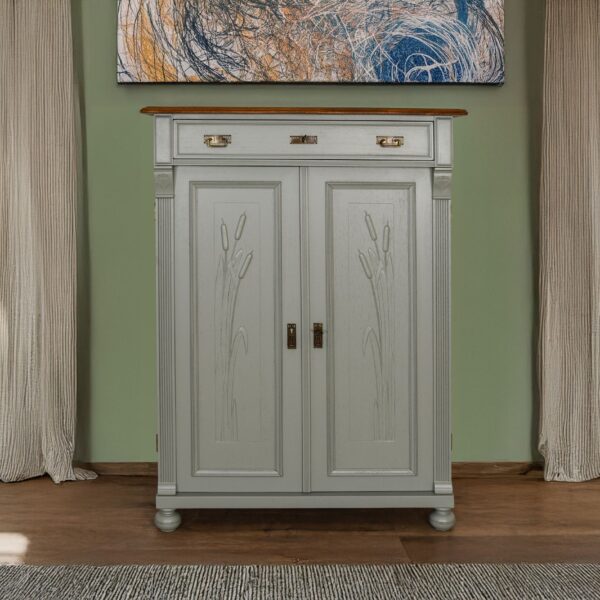 Vertiko Jugendstil Nussbaum Shabby Chic | 3241_1