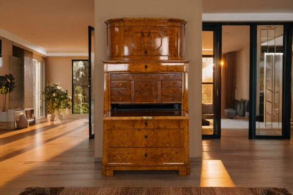 Sekretär Biedermeier Birke Schellack handpoliert | 3489_7