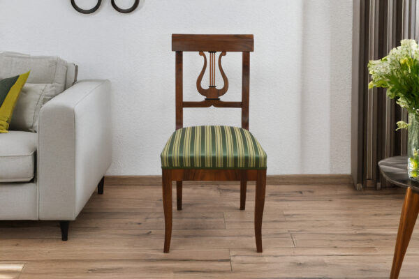 Stuhl Biedermeier Stil Nussbaum | 2854_1