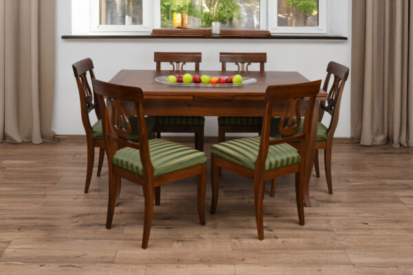 Stuhl Biedermeier Stil Nussbaum | 2854_6