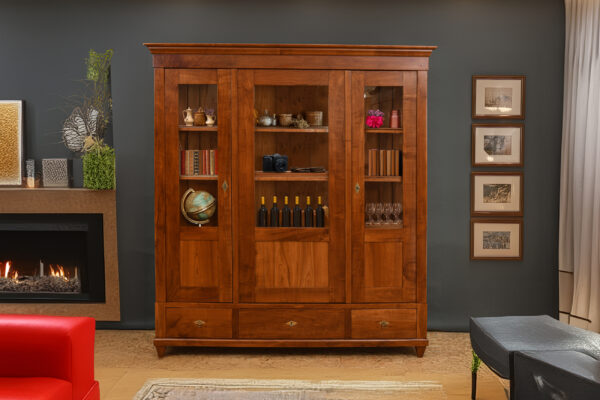 Vitrine Biedermeier Kirschbaum seidenmatt | 2685_1