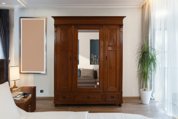 Schrank Gründerzeit Nussbaum seidenglanz | 4950_1