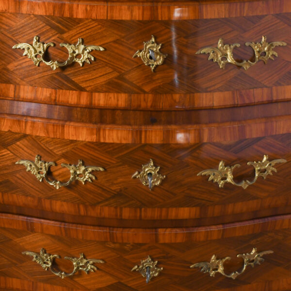 Kommode Barock II Nussbaum Schellack handpoliert | 3275_5