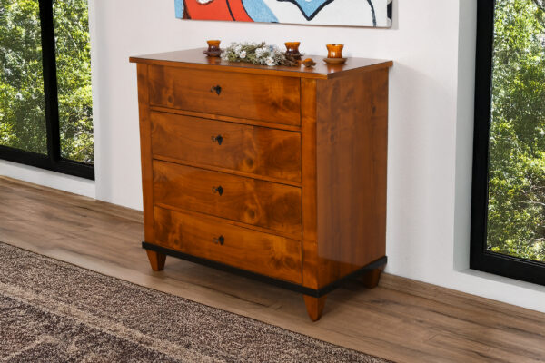Kommode Biedermeier Kirschbaum Schellack handpoliert | 4222_2