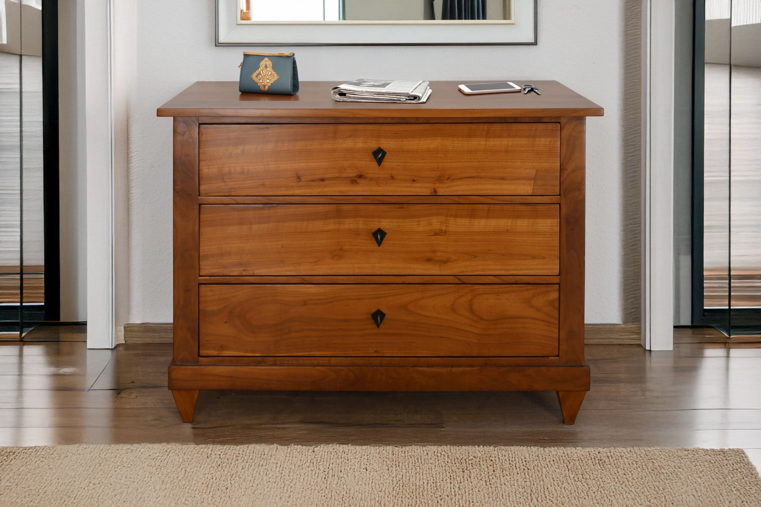 Kommode Biedermeier Kirschbaum mattiert | 3583_1