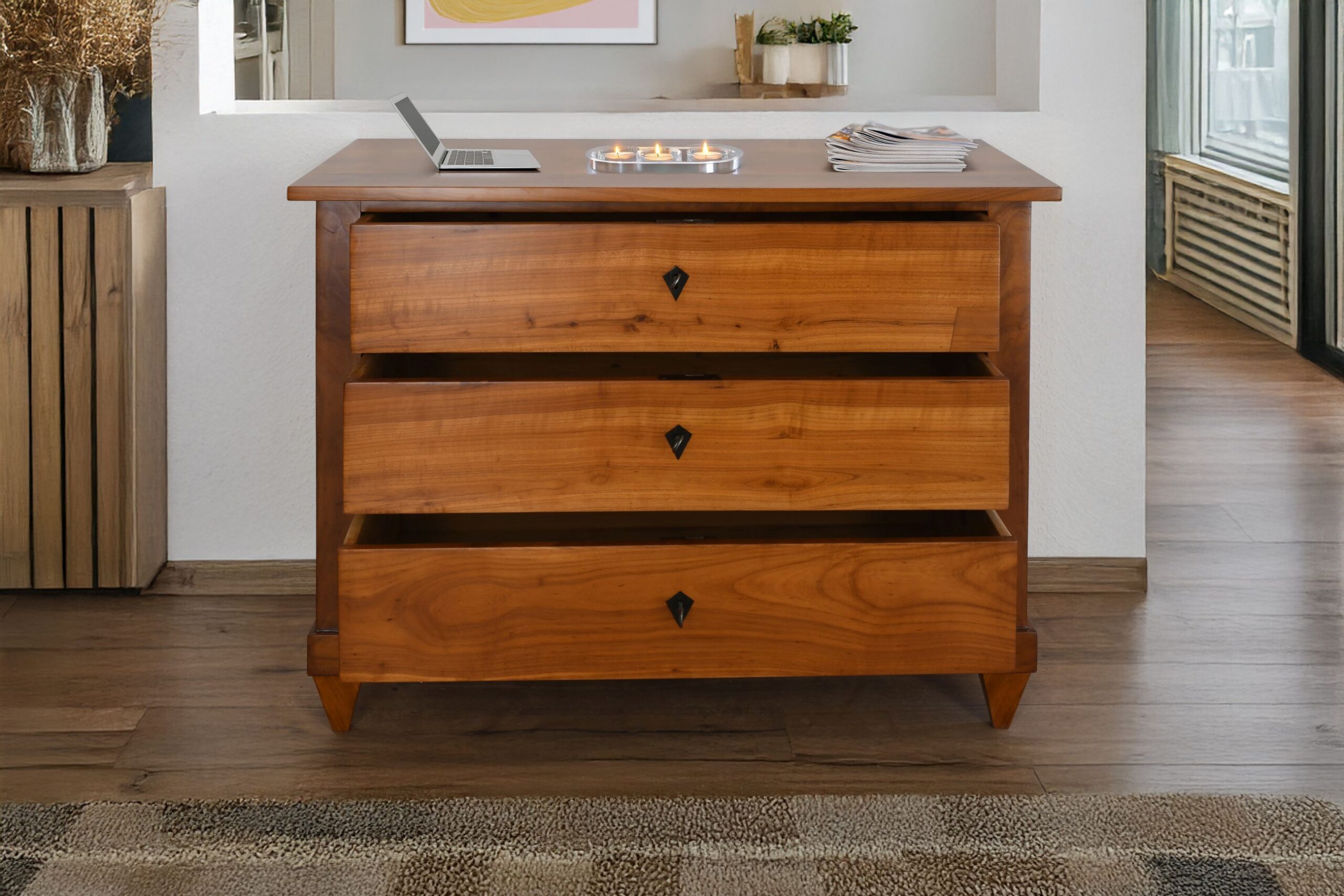 Kommode Biedermeier Kirschbaum mattiert | 3583_3