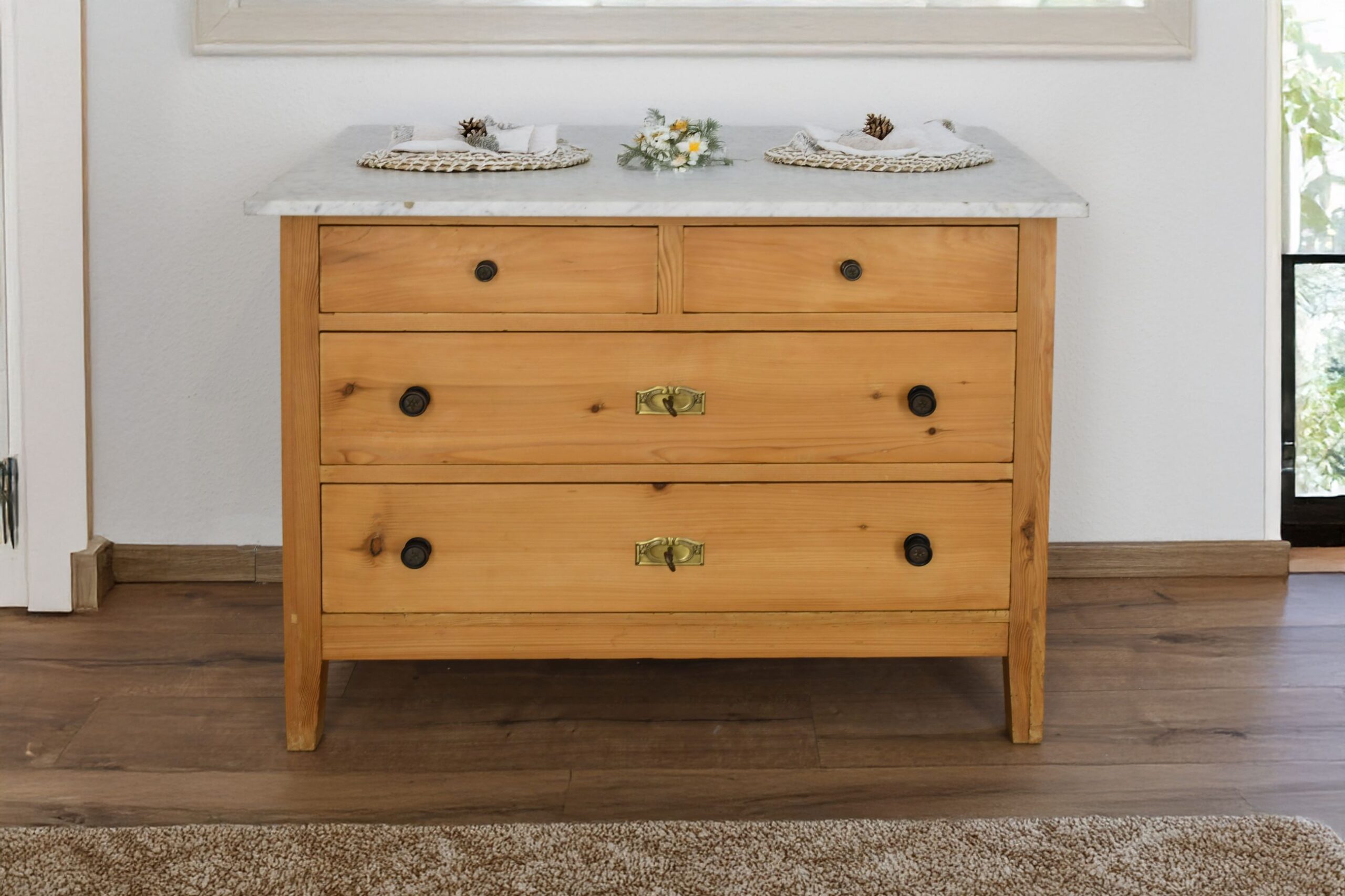 Kommode Jugendstil Fichte biologisch gewachst | 4976_1