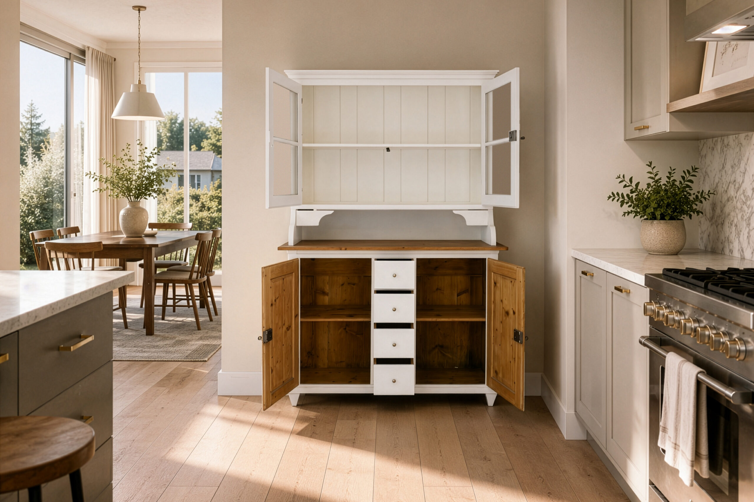 Buffet Biedermeier Kiefer Shabby | 2858_3