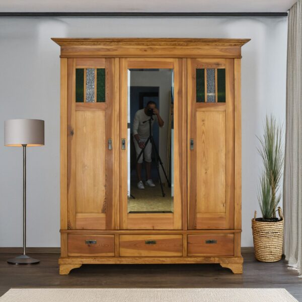 Schrank Jugendstil Kiefer biologisch gewachst | 3489_1