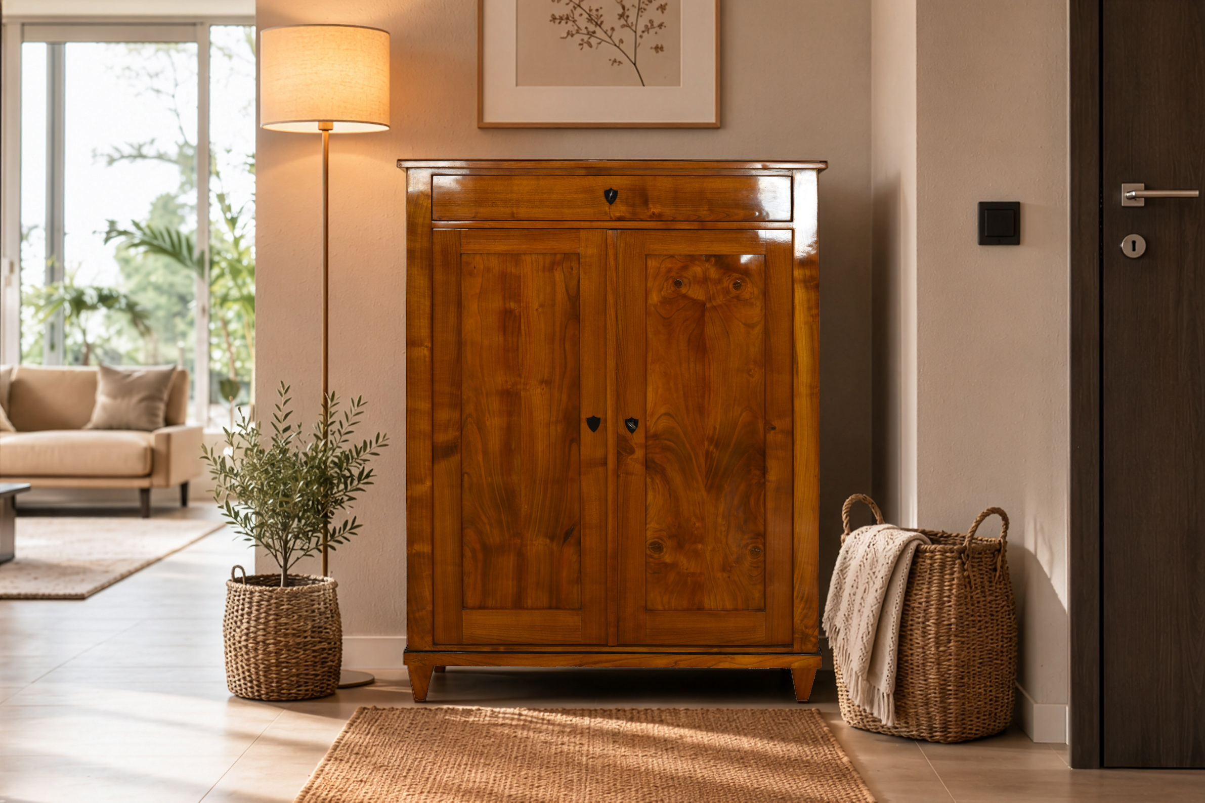 𝐒𝐭𝐢𝐥𝐥𝐞 𝐄𝐥𝐞𝐠𝐚𝐧𝐳 𝐟ü𝐫 𝐦𝐨𝐝𝐞𝐫𝐧𝐞 𝐑ä𝐮𝐦𝐞 ✨  Vertiko Kirschbaum Schellack | 4222