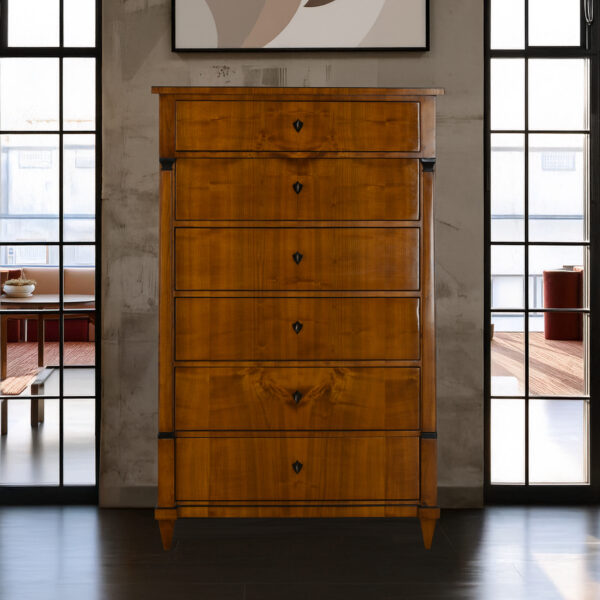 Kommode Biedermeier Kirschbaum Schellack handpoliert | 3817_5