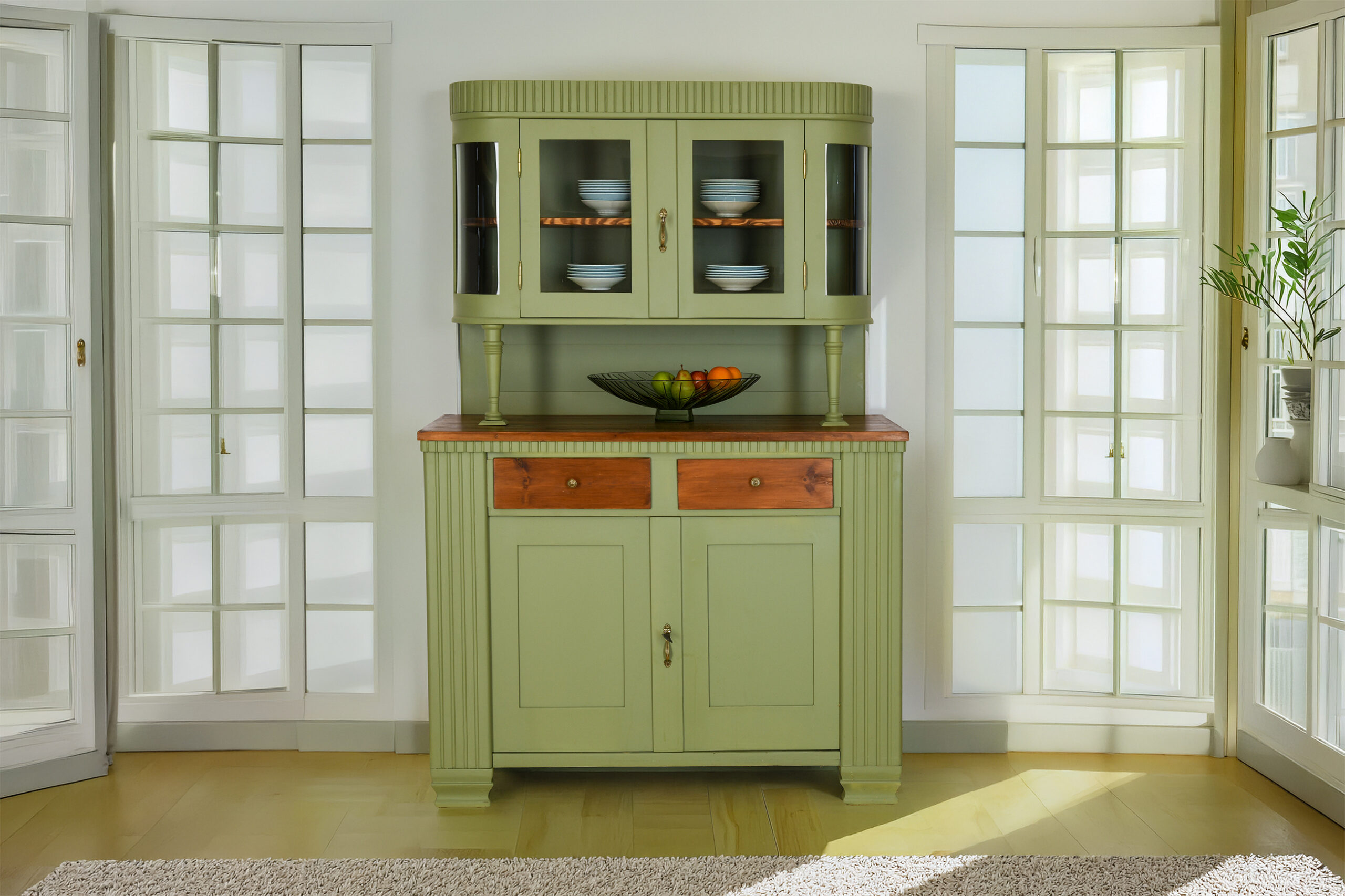 Buffet, Art Déco um 1925, Kiefer, Shabby Chic | 1198